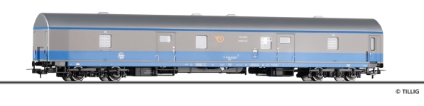 Tillig 74982 - H0 - Bahnpostwagen, Kroatische Post, Ep. V